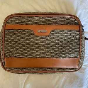 Hartmann Tweed & Leather Carry-On Shoulder Bag Messenger Bag